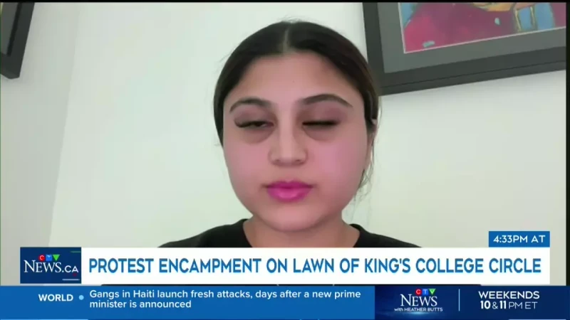 Sara Rasikh Accuses Israel of Genocide Says Students Wont Leave Encampment Until U of T Divests_#47